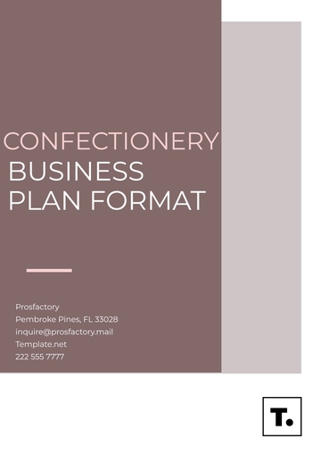 Free Confectionery Business Plan Format Template to Edit Online