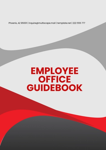 Free Employee Office Guidebook Template to Edit Online