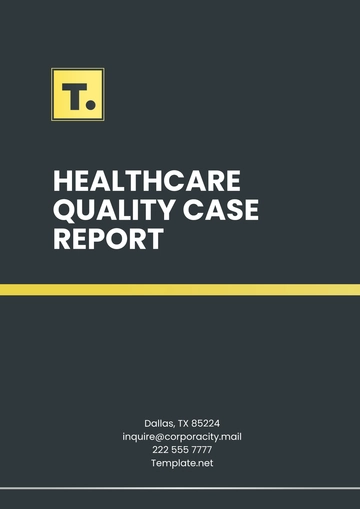 Free Healthcare Quality Case Report Template to Edit Online