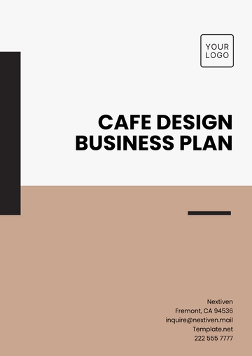 Free Caf?? Design Business Plan Template to Edit Online