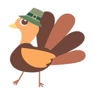 Free Kids' Turkey Clipart to Edit Online