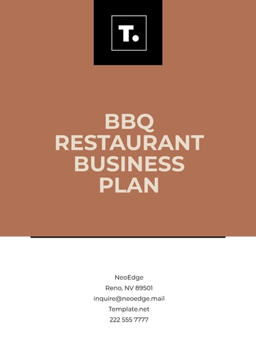 Free BBQ Restaurant Business Plan Template to Edit Online