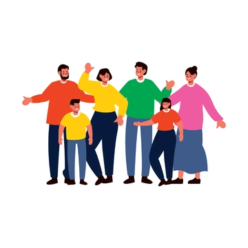 Free Big Family Clipart to Edit Online