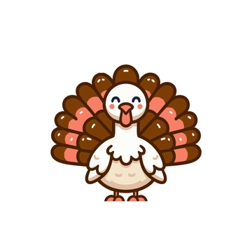 Free Colorful Turkey Clipart to Edit Online