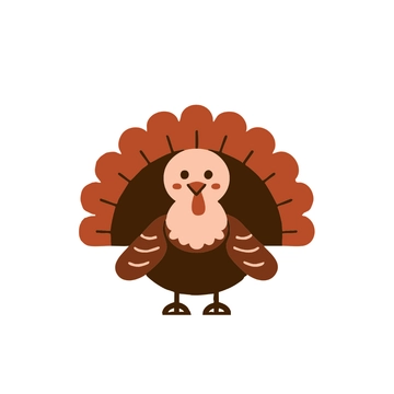 Free Holiday Turkey Clipart to Edit Online
