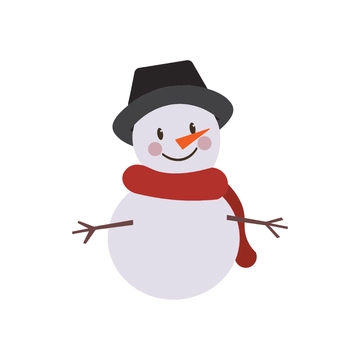 Free Cartoon Snowman Clipart to Edit Online
