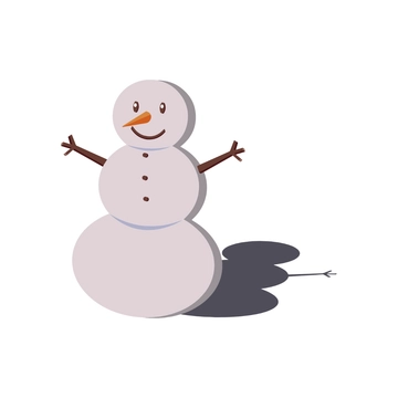 Free 3D Snowman Clipart to Edit Online