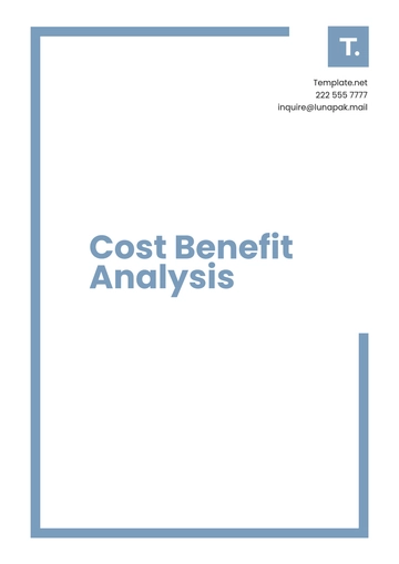 Free Simple Cost Benefit Analysis Template to Edit Online