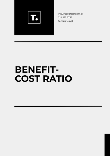 Free Benefit-Cost Ratio Outline Template to Edit Online