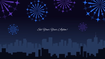 Free New Year Wallpaper Background Template to Edit Online