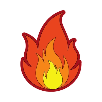 Free Burning Fire Clipart to Edit Online