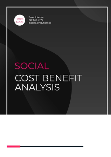 Free Social Cost Benefit Analysis Template to Edit Online