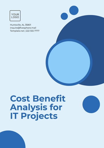 Free Cost Benefit Analysis for IT Projects Template to Edit Online
