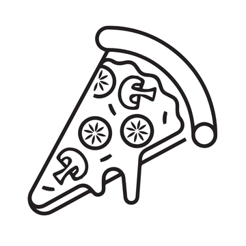 Free Black and White Food Clipart to Edit Online