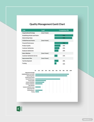 Quality Management Gantt Chart Template