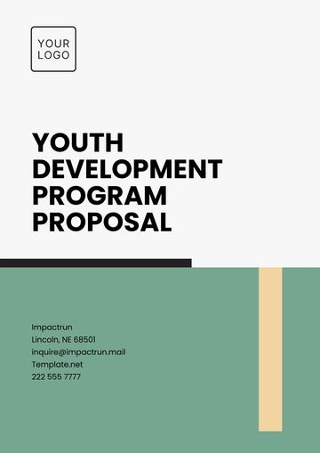 Free Youth Development Program Proposal Template to Edit Online