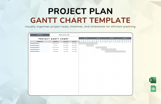 Project Plan Gantt Chart Template