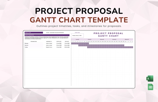Project Proposal Gantt Chart Template