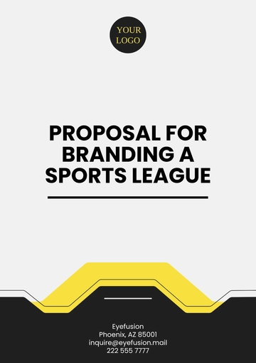 Free Proposal for Branding a Sports League Template to Edit Online