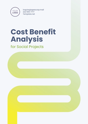 Free Cost Benefit Analysis for Social Projects Template to Edit Online