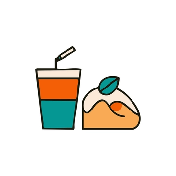 Free Abstract Food Clipart to Edit Online