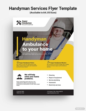 Handyman Services Flyer Template