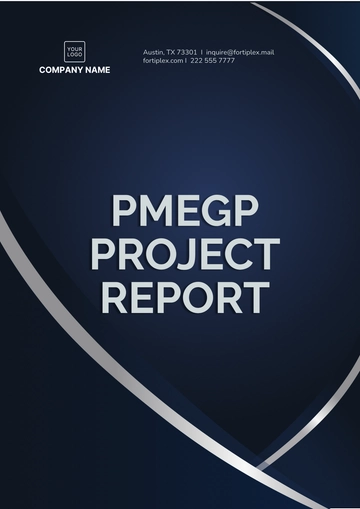 Free PMEGP Project Report Template to Edit Online