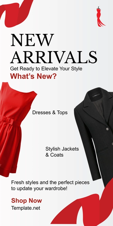 Free Fashion Roll-Up Banner Template to Edit Online