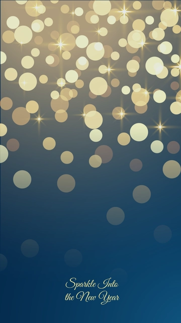 Free Glitter New Year Wallpaper Template to Edit Online