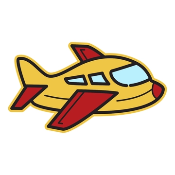 Free Cartoon Airplane Clipart to Edit Online