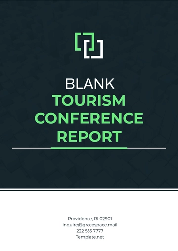 Free Blank Tourism Conference Report Template to Edit Online