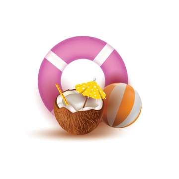 Free Realistic Beach Clipart to Edit Online