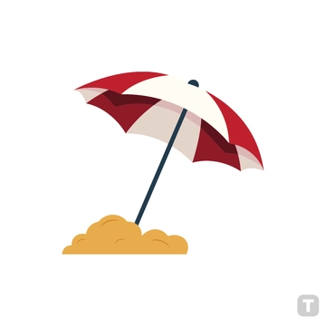 Free Beach Umbrella Clipart to Edit Online