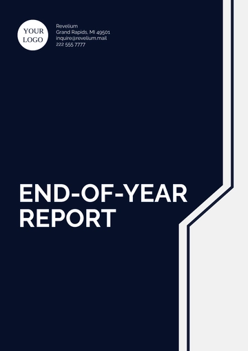 Free End-of-Year Report Template to Edit Online