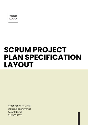 Free Scrum Project Plan Specification Layout Template to Edit Online