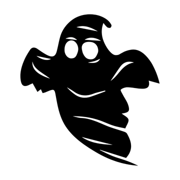 Free Ghost Silhouette Clipart to Edit Online