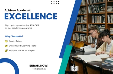 Free Academic Banner Template to Edit Online