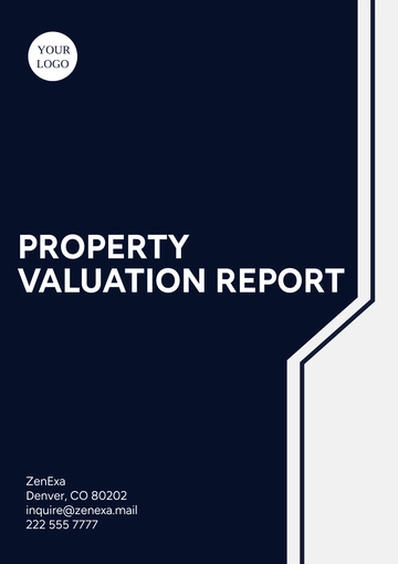 Free Property Valuation Report Template to Edit Online