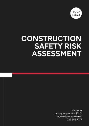 Free Construction Safety Risk Assessment Template to Edit Online