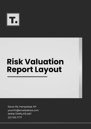 Free Risk Valuation Report Layout Template to Edit Online