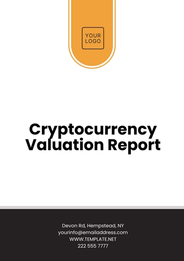 Free Cryptocurrency Valuation Report Template to Edit Online
