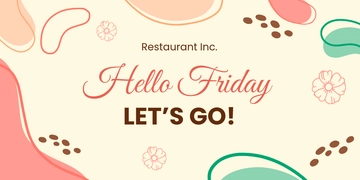 Free Friday Template to Edit Online