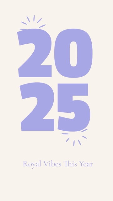Free Purple New Year Wallpaper Template to Edit Online