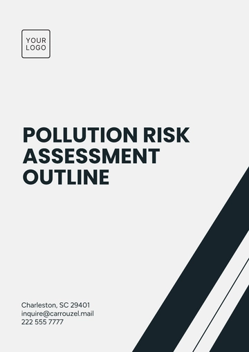 Free Pollution Risk Assessment Outline Template to Edit Online