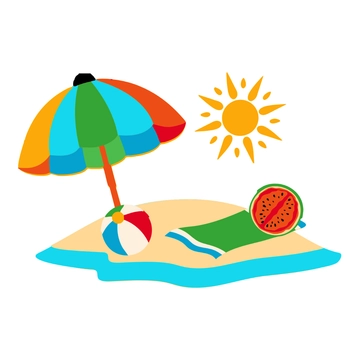 Free Summer Beach Clipart to Edit Online