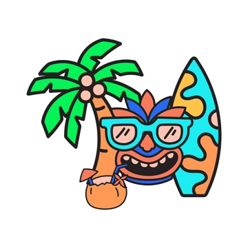 Free Cartoon Summer Clipart to Edit Online