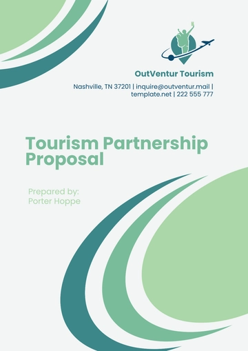 Free Tourism Partnership Proposal Template to Edit Online