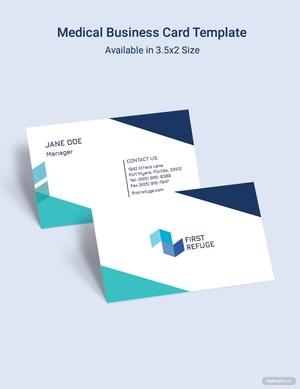 Medical Clinic Business Card Template