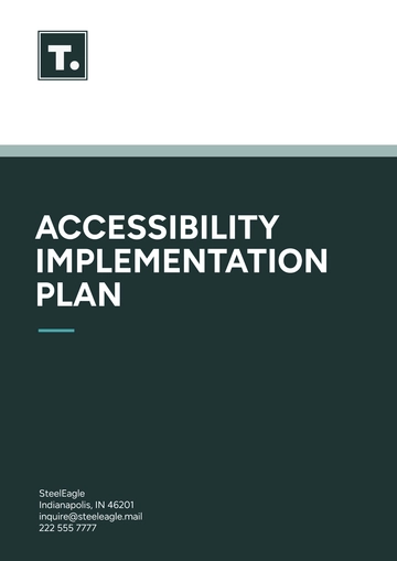Free Accessibility Implementation Plan Template to Edit Online