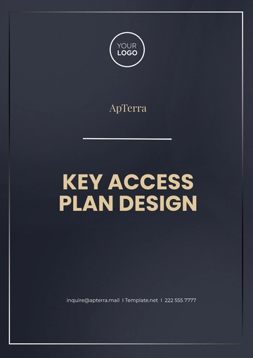 Free Key Access Plan Design Template to Edit Online